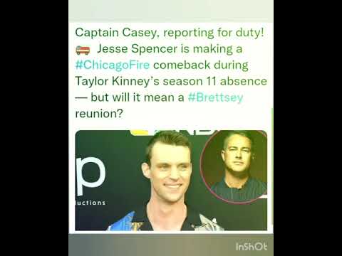 Captain Casey, reporting for duty Jesse Spencer is making a #ChicagoFire comeback during