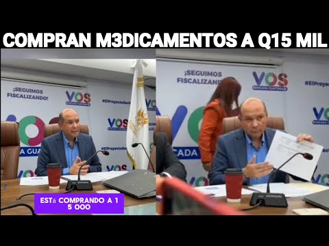 ORLANDO BLANCO: COMPRAN M3DICAMENTOS A Q15 MIL A EMPRESAS BENEFICIADAS, GUATEMALA.