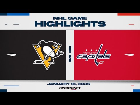 NHL Highlights | Capitals vs. Penguins  - January 18, 2025