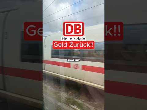 Geld zurück bei Bahn-Verspätung!  #mydealz #deutschebahn #geldzurück