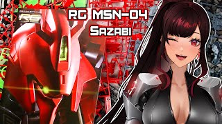 Gunpla Handcam: RG MSN-04 Sazabi Happy Birthday Char!😍❤️✨ p.2