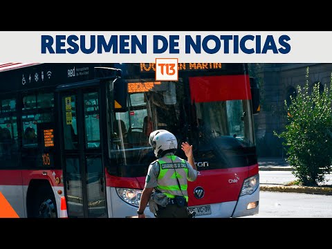 Resumen de noticias 2 de febrero: Pasaje del transporte público subirá 20 pesos este domingo