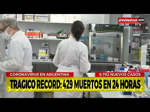 Coronavirus en Argentina: récord de muertos en las últimas 24 horas