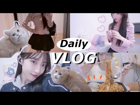 ［QOL爆上げ🎧vlog］秋コーデ🍁お出かけ準備🎀モッパン🍜🥟