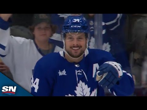 Maple Leafs Auston Matthews Snipes Point-Blank Shot For 67th Goal Of Season