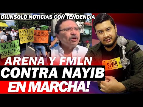 #ENVIVO: ARENA Y FMLN EN MARCHA CONTRA NAYIB BUKELE ! FRACASADA MARCHA ! - DIUNSOLO