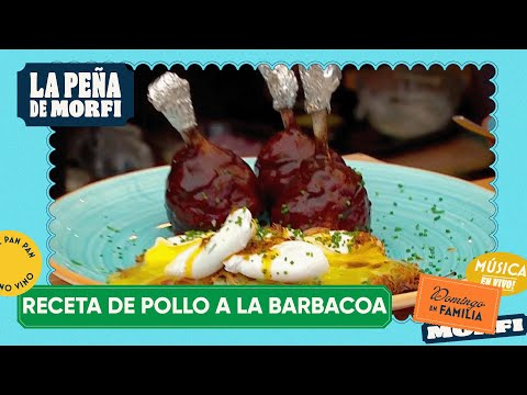 ¡POLLO A LA BARBACOA CON PAPA, QUESO Y HUEVO! #LaPeñaDeMorfi