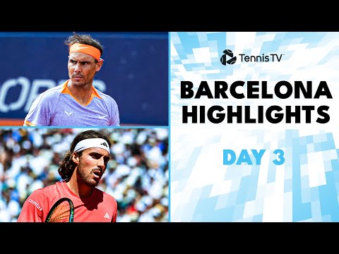 Nadal Faces De Minaur; Tsitsipas & Ruud Begin Campaigns | Barcelona 2024 Highlights Day 3