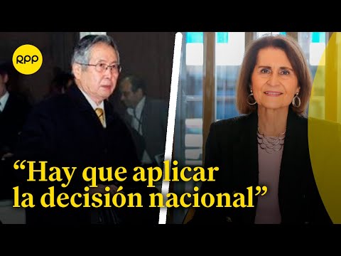 Sobre indulto a Alberto Fujimori: Luz Pacheco asegura que juez debería cumplir la decisión nacional