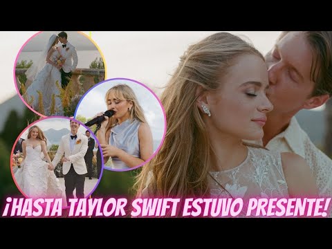 ASI fue la ESPECTACULAR BODA de JOEY KING donde hasta TAYLOR SWIFT estuvo presente