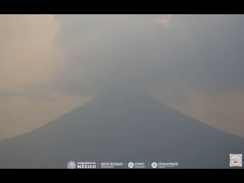 #Popocatépetl | Comienzan fuertes las fumarolas ?? #Envivo
