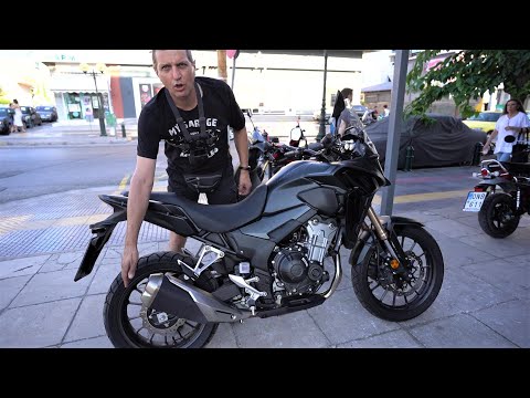 HONDA CB500X stock exhaust sound original exhaust