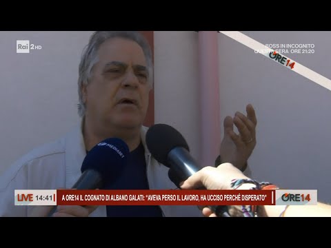 Il cognato di Albano Galati: "Ha ucciso perchè disperato" - Ore 14 del 18/03/2024