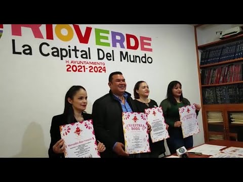Convoca Ayuntamiento de Rioverde a participar en la ceremonia de matrimonios colectivos el 14 de...