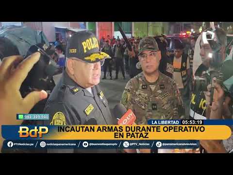 BDP Incautan armas en Pataz
