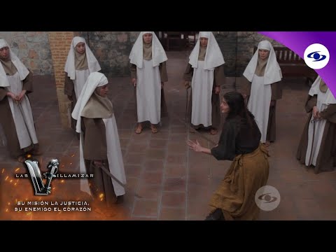 Leonor les da clases de esgrima a las monjas, pero luego huye - Las Villamizar | Caracol TV