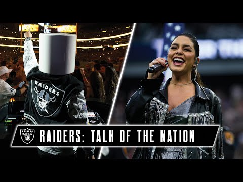 The Stars Take Over Raiders Gameday Entertainment and Alec Ingold's Open Letter to Las Vegas | NFL video clip
