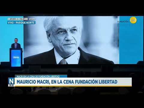 Mauricio Macri, en la cena Fundación Libertad ?N20:30?24-04-24