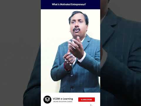 What is Motivated Entrepreneur? - #shortvideo #businessentrepreneur  -Video@12