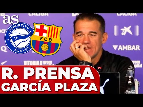 LUIS GARCÍA PLAZA, RUEDA DE PRENSA COMPLETA | Previa ALAVÉS vs. BARCELONA