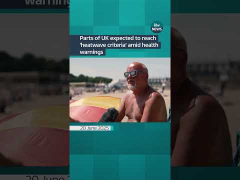 Parts of UK expected to reach 'heatwave criteria' amid health warnings| ITV News
