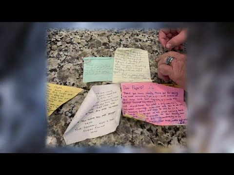 Couple uplifted by messages in a bottle discovered along Venice beach