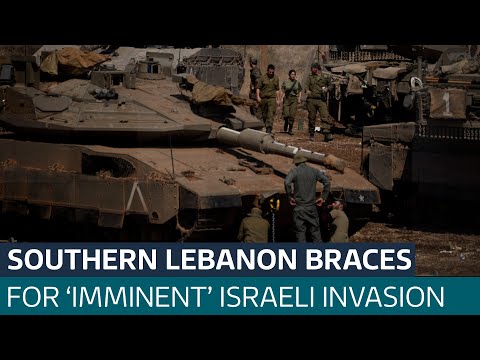Israeli ground invasion into southern Lebanon 'imminent' | ITV News