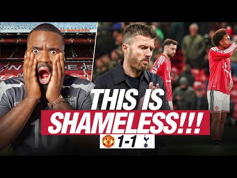 <strong>Man</strong> United Bottle A Win <strong>At</strong> Old Trafford To 10-<strong>Man</strong> Tottenham, Shameless!!!