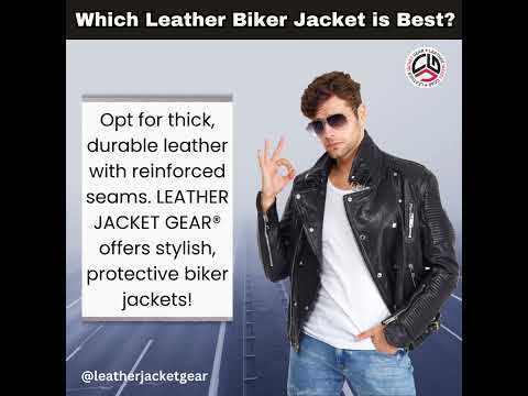 Which Leather Biker Jacket is Best? #leatherjacket  #best #biker