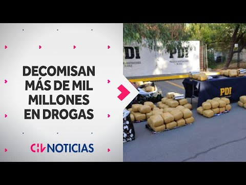 PDI incautó más de $1.000 millones en drogas en la Región Metropolitana