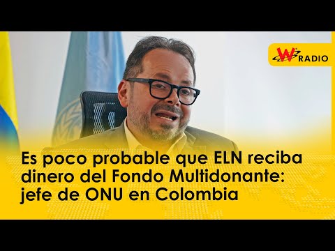 Es poco probable que ELN reciba dinero del Fondo Multidonante: jefe de ONU en Colombia