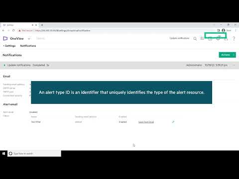 HPE OneView: Using advanced filters for alert email notifications