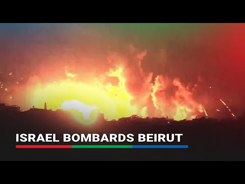 Giant explosions seen in Beirut minutes after civlian aircraft lands | ABS-CBN News