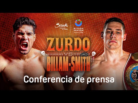 RIYADH SEASON LATINO NIGHT: ‘ZURDO’ RAMIREZ VS. CHRIS BILLAM-SMITH CONFERENCIA DE PRENSA EN VIVO