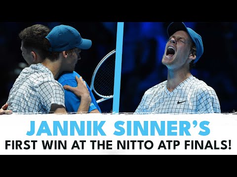 20-Year-Old Jannik Sinner's Turin Debut! | Nitto ATP Finals 2021 Highlight