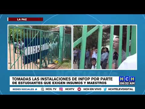 Estudiantes se toman el Infop, La Paz exigiendo condiciones educativas adecuadas