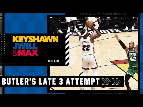 Thoughts on Jimmy Butler missing a late 3 attempt in Game 7 | Keyshawn, JWill and Max video clip