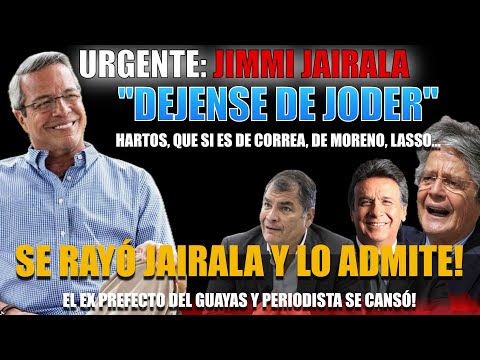 Jimmy Jairala Revoluciona la Política: 'Me Rayé'  - Ya no jodan