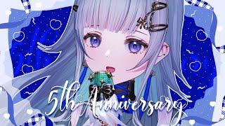 【 #歌枠  / KARAOKE 】活動開始5周年の歌をうたうよ。【 稀羽すう / Re:AcT 】