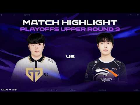 GEN vs HLE | 승자조 3라운드 매치 하이라이트 | 2026 우리은행 LCK 플레이오프