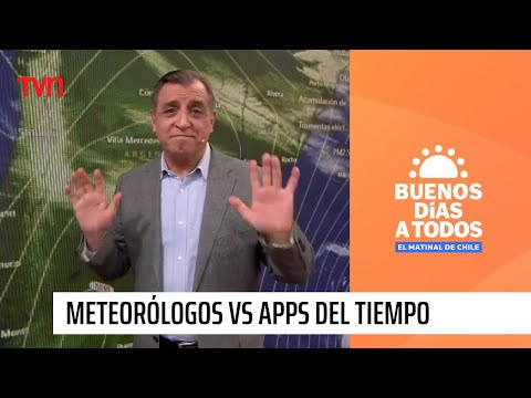 Meteorólogos versus apps del tiempo: ¿Quién tiene la razón?  | Buenos días a todos