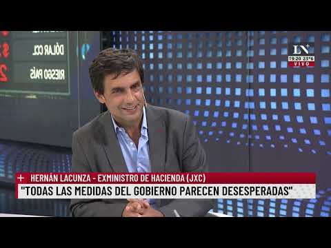 Hernán Lacunza: Las medidas del Gobierno son desesperadas