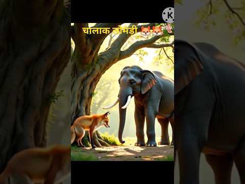 चालाक लोमड़ी 🦊🦊 #ytshorts #trending #horrorstories #moralstories