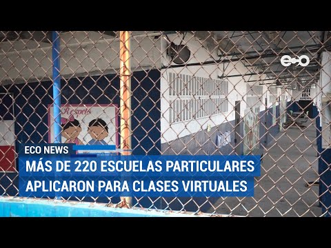Más de 220 escuelas particulares aplicaron para clases virtuales | ECO News