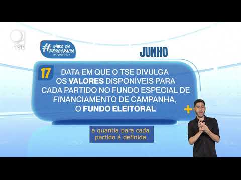 Calendário Eleitoral: Divulgação do Fundo Eleitoral