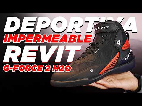 G-FORCE 2 <strong>H2O</strong> | Zapatillas de Moto con hydratex y Protección SEESOFT