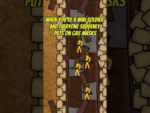 When You're a Soldier and Everyone Puts on Gas Masks
