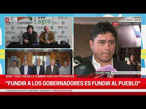 LOS GOBERNADORES PATAGÓNICOS se REÙNEN en PUERTO MADRYN: HABLA CLAUDIO VIDAL