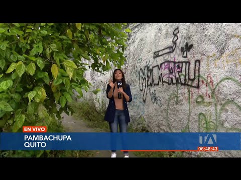 Veredas en total abandono denuncian los vecinos de Pambachupa, norte de Quito