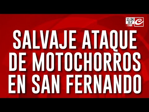 San Fernando: motochorros golpearon y arrastraron a una joven